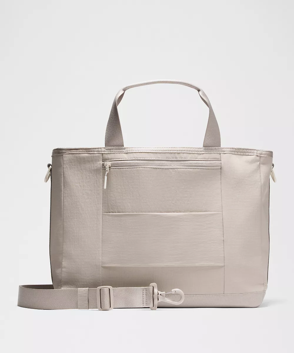 Cabas multi-poches 19.5L — Downtown Tan/Light Ivory, view 3