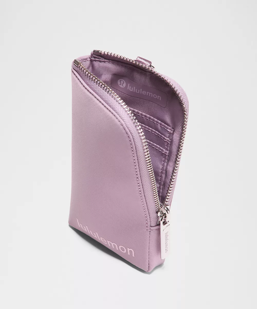 Pochette-bracelet à deux compartiments *Portefeuille — Lotus Lavender/Pink Pearl/Silver, view 3