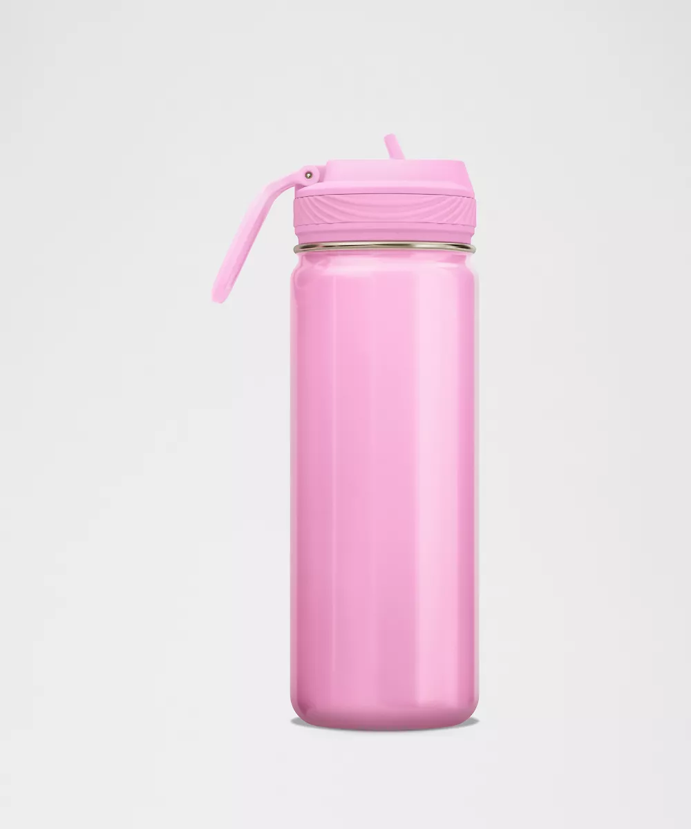 Gourde de sport Back to Life 18oz bouchon à paille *Shine — Sweet Sorbet/Pink Pearl, view 2