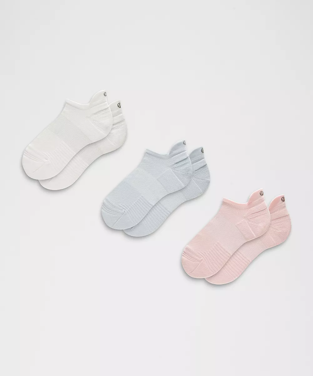 Chaussettes à languette Power Stride unisexe *Lot de 3 — Pink Pearl/White/Starch Blue, view 1