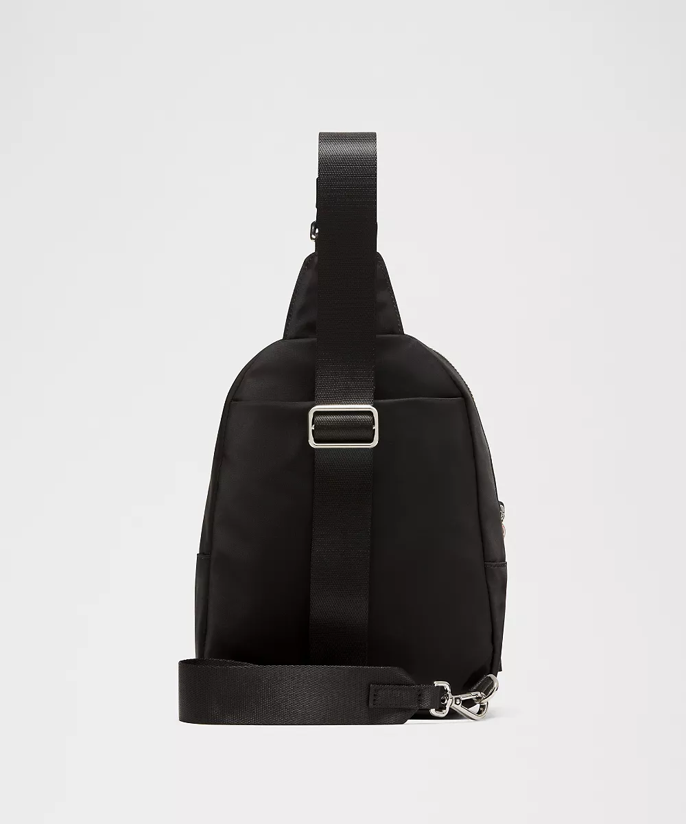 Sac à bandoulière Everywhere 4,2L — Black/Silver, view 3