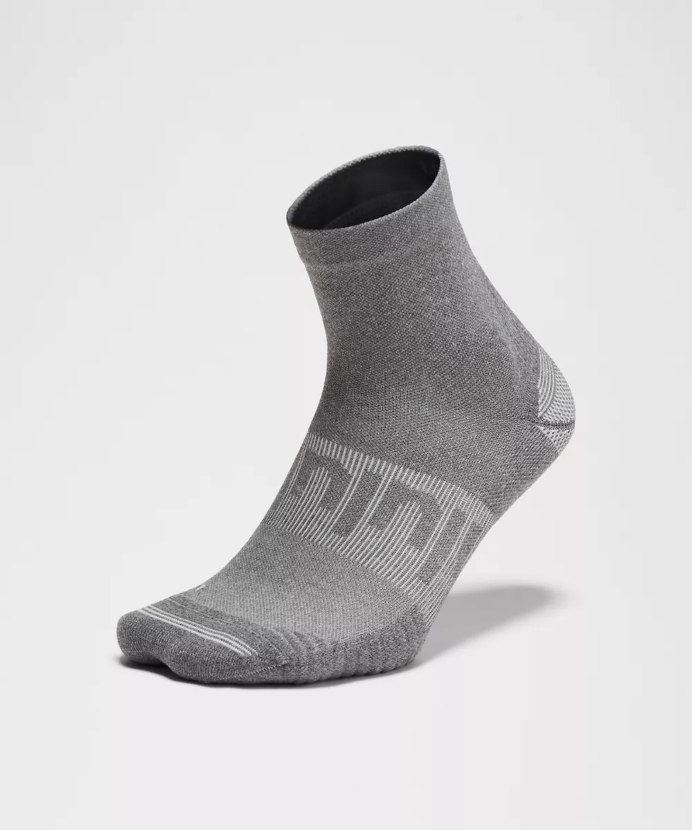 Chaussettes basses Power Stride unisexe *Lot de 3 — White/Heather Grey/Black, view 2