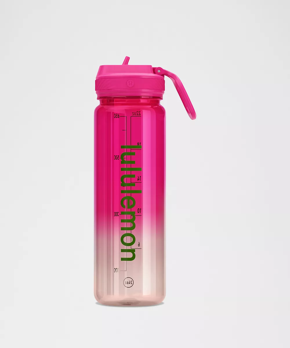 Gourde transparente Back to Life 24oz *Bouchon à paille — Pink Flare/Matcha Magic/Chameleon, view 1