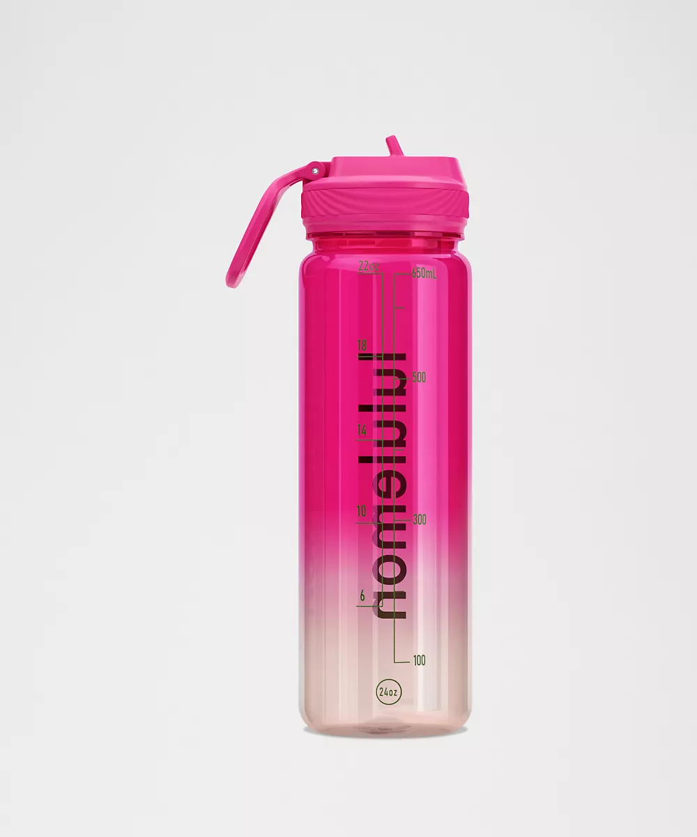 Gourde transparente Back to Life 24oz *Bouchon à paille — Pink Flare/Matcha Magic/Chameleon, view 2