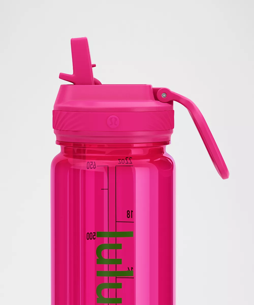 Gourde transparente Back to Life 24oz *Bouchon à paille — Pink Flare/Matcha Magic/Chameleon, view 3