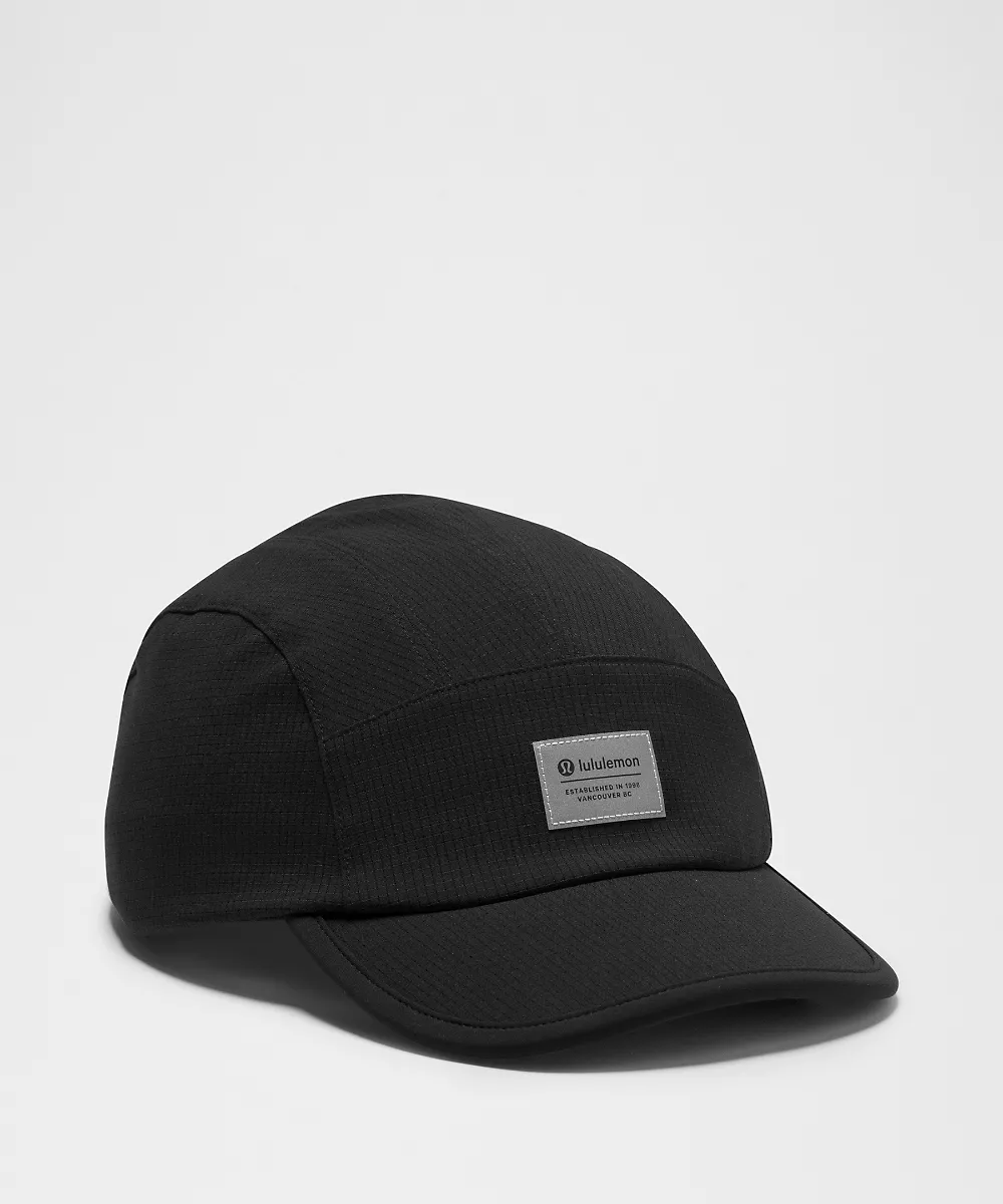 Casquette de running multi-panneaux — Black, view 1
