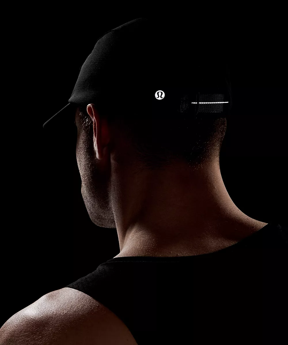 Casquette de running multi-panneaux — Black, view 3