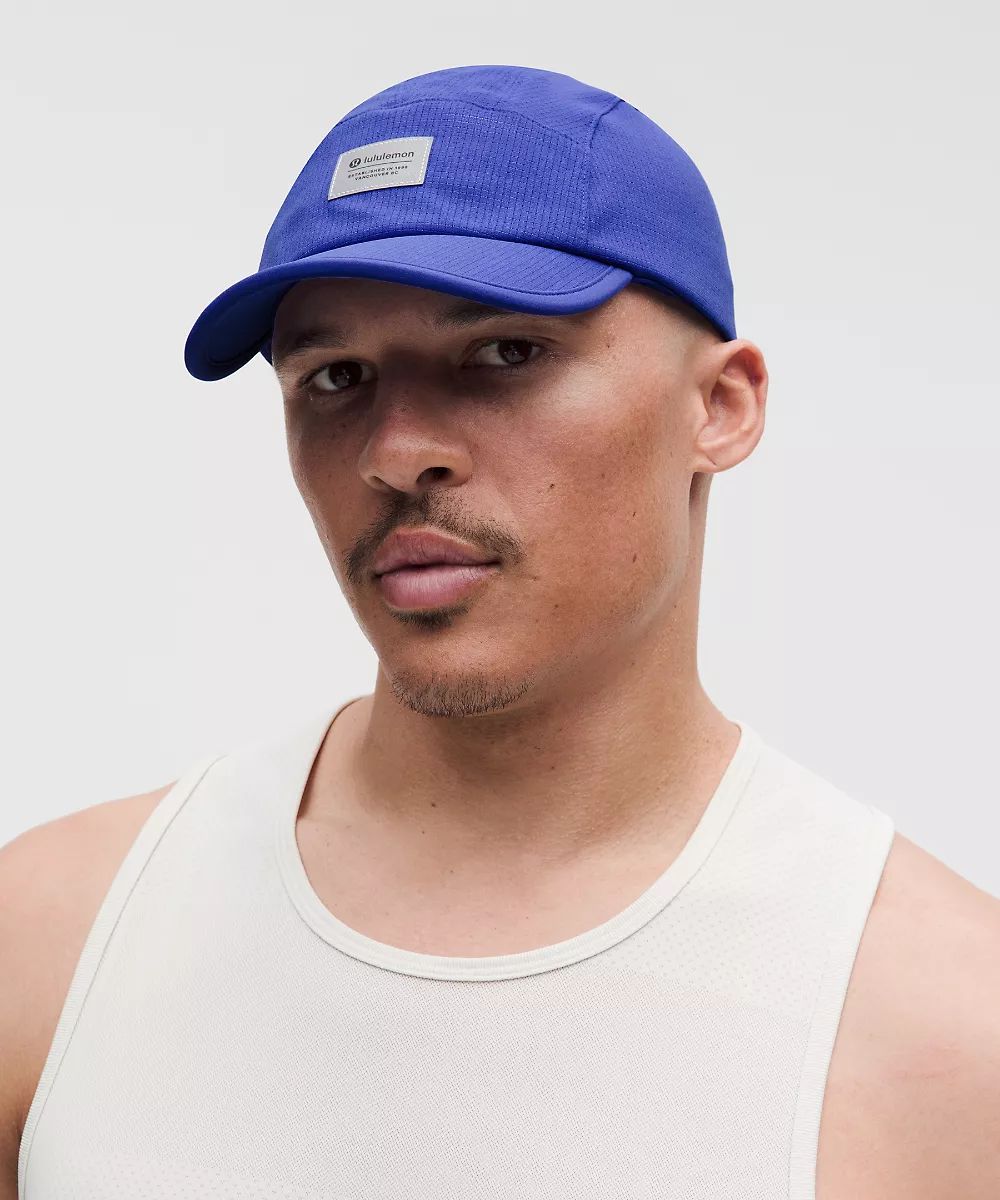 Casquette de running multi-panneaux — Beach Ball Blue, view 2