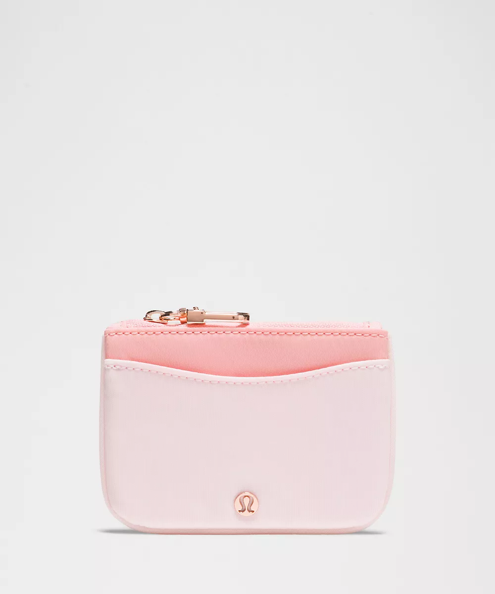 Porte-cartes à clipser — Pink Pearl/Blush Blend/Rose Gold, view 1