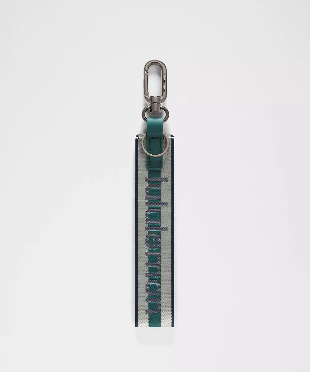 Porte-clés Never Lost *Wordmark — Coconut Ivory/Deep Marina/Club Blue, view 1