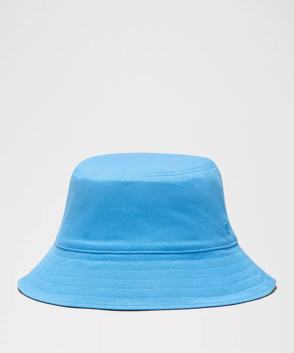 Bob réversible en coton — Beach Ball Blue/Ocean Wave, view 4