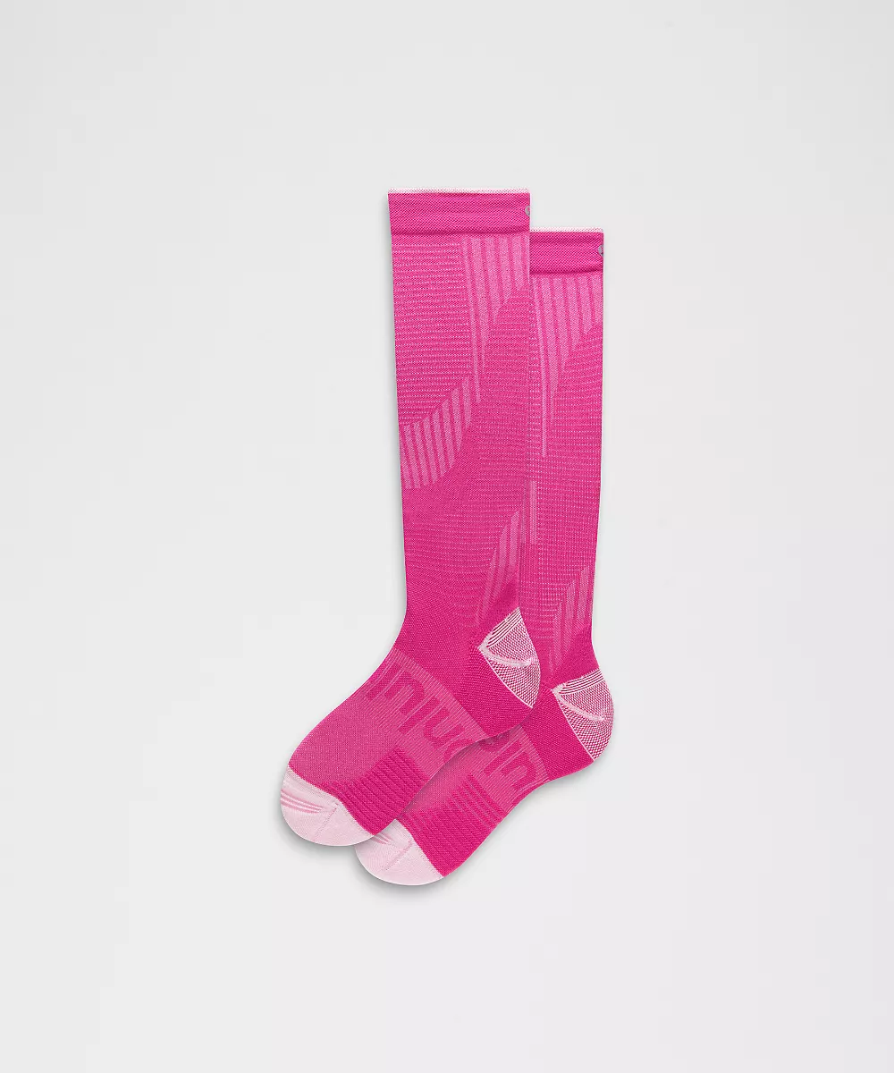 Chaussettes hautes Power Stride — Pink Flare/Sweet Sorbet, view 1