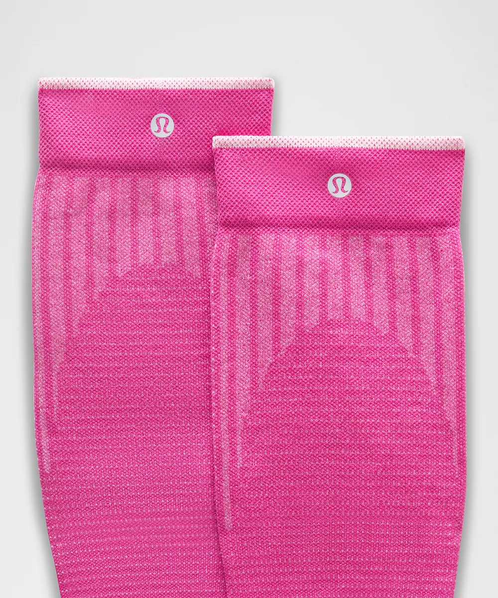 Chaussettes hautes Power Stride — Pink Flare/Sweet Sorbet, view 2