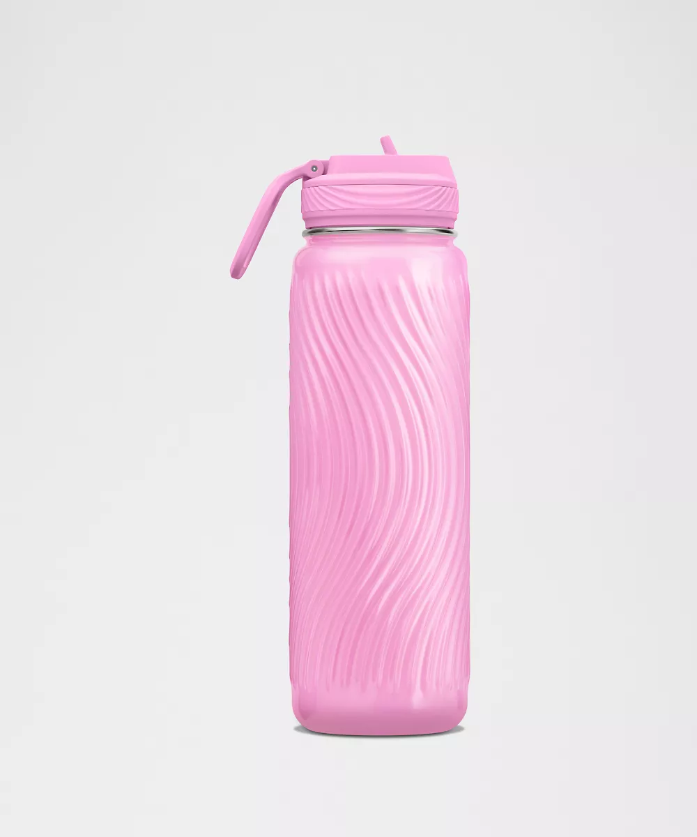Gourde de sport Back to Life 24oz bouchon à paille *Wave — Sweet Sorbet, view 2