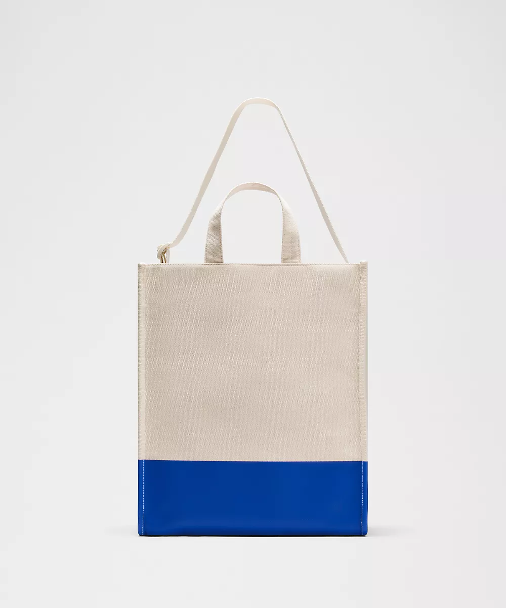 Cabas en toile Market 19L — Natural/Beach Ball Blue, view 3
