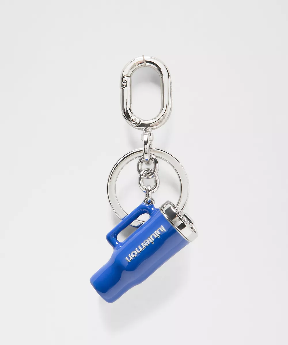 Porte-clés mini gobelet — Beach Ball Blue/Silver, view 1