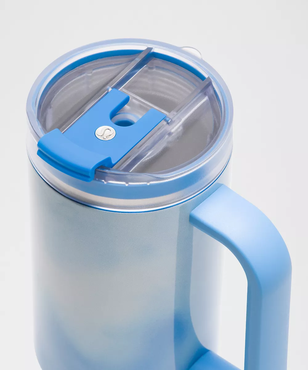 Gobelet isotherme 40oz *Print — Blue Smoothie Multi/Tropical Sky/Ocean Wave, view 2