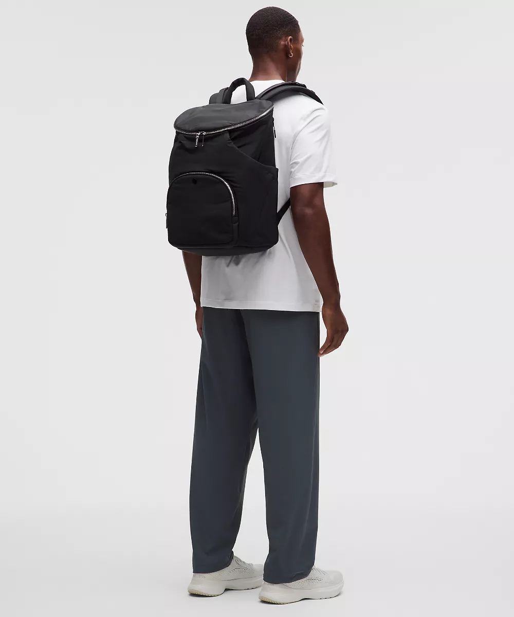 Sac à dos New Parent 22L — Black/Silver, view 2