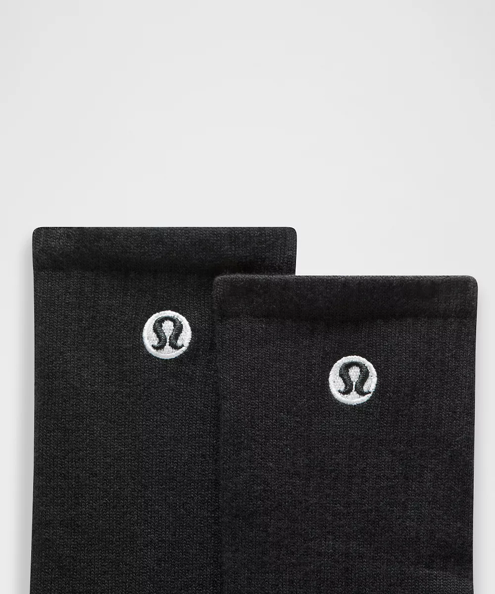Chaussettes mi-mollet Daily Essential unisexe *Lot de 6 — Black, view 2