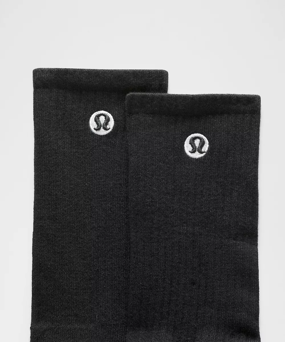Chaussettes mi-hautes Daily Essential unisexe *Lot de 6 — Black, view 2