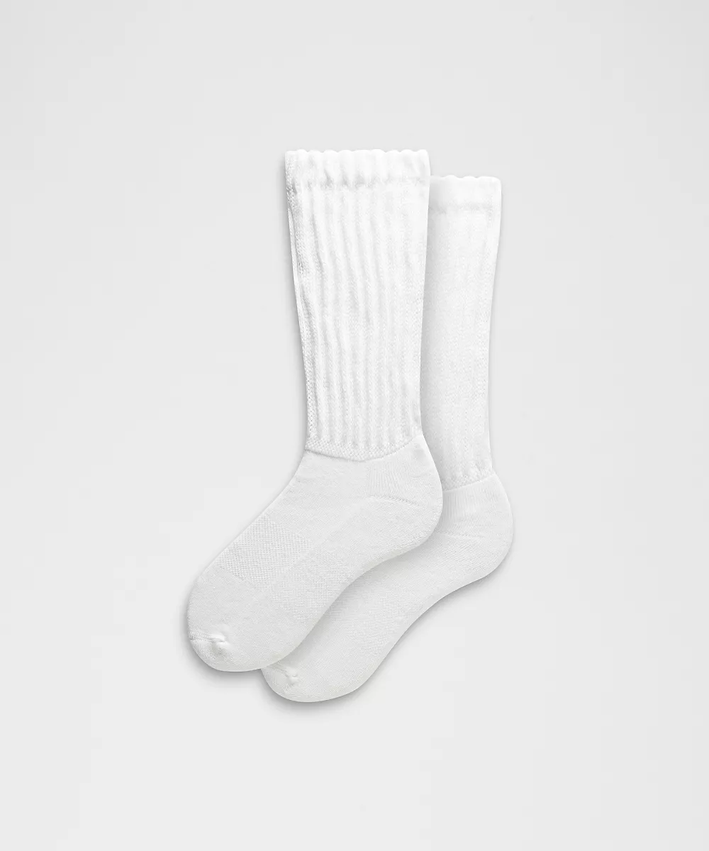 Chaussettes slouch unisexe — White, view 1