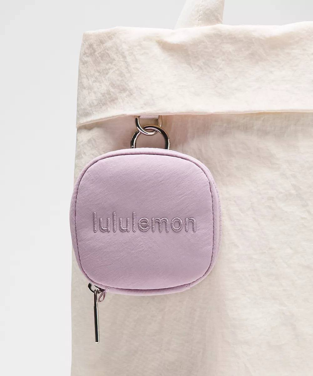 Pochette organiseur à clipser pour trajets — Lilac Play/Lotus Lavender/Silver, view 2