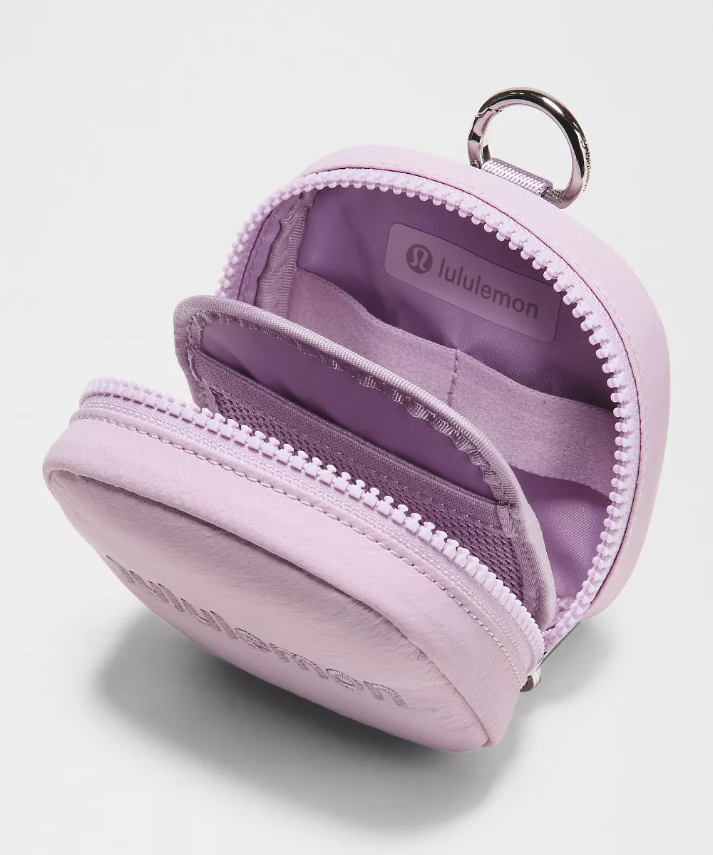 Pochette organiseur à clipser pour trajets — Lilac Play/Lotus Lavender/Silver, view 4