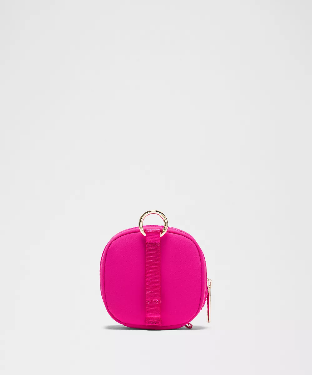 Pochette organiseur à clipser pour trajets — Pink Flare/Pink Flare/Gold, view 3