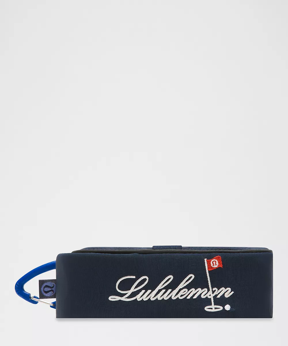 Pochette de golf Nano à clipser *Golf Flag — True Navy/Beach Ball Blue, view 1