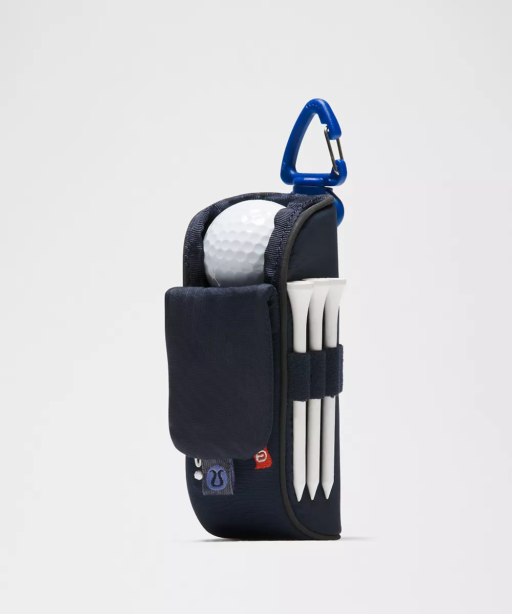 Pochette de golf Nano à clipser *Golf Flag — True Navy/Beach Ball Blue, view 3