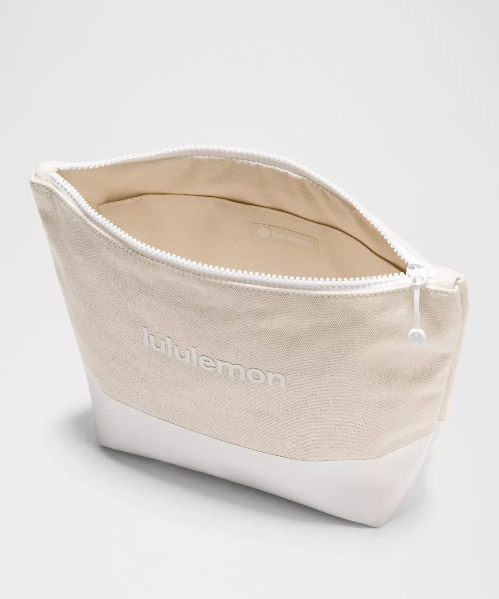 Pochette en toile *Wordmark — Natural/White, view 3