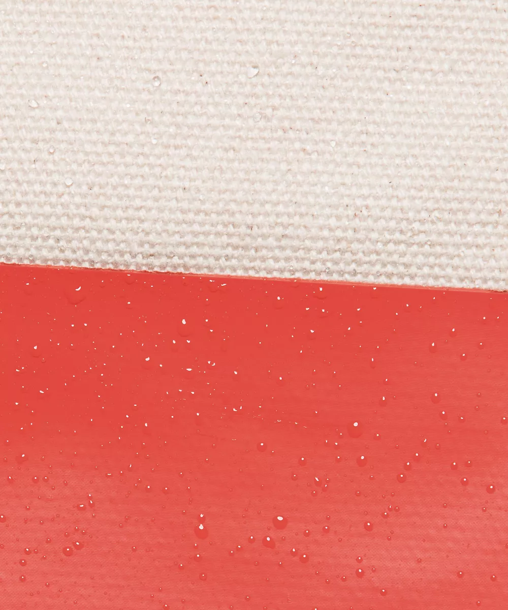 Pochette en toile *Wordmark — Natural/Cherry Ember, view 4
