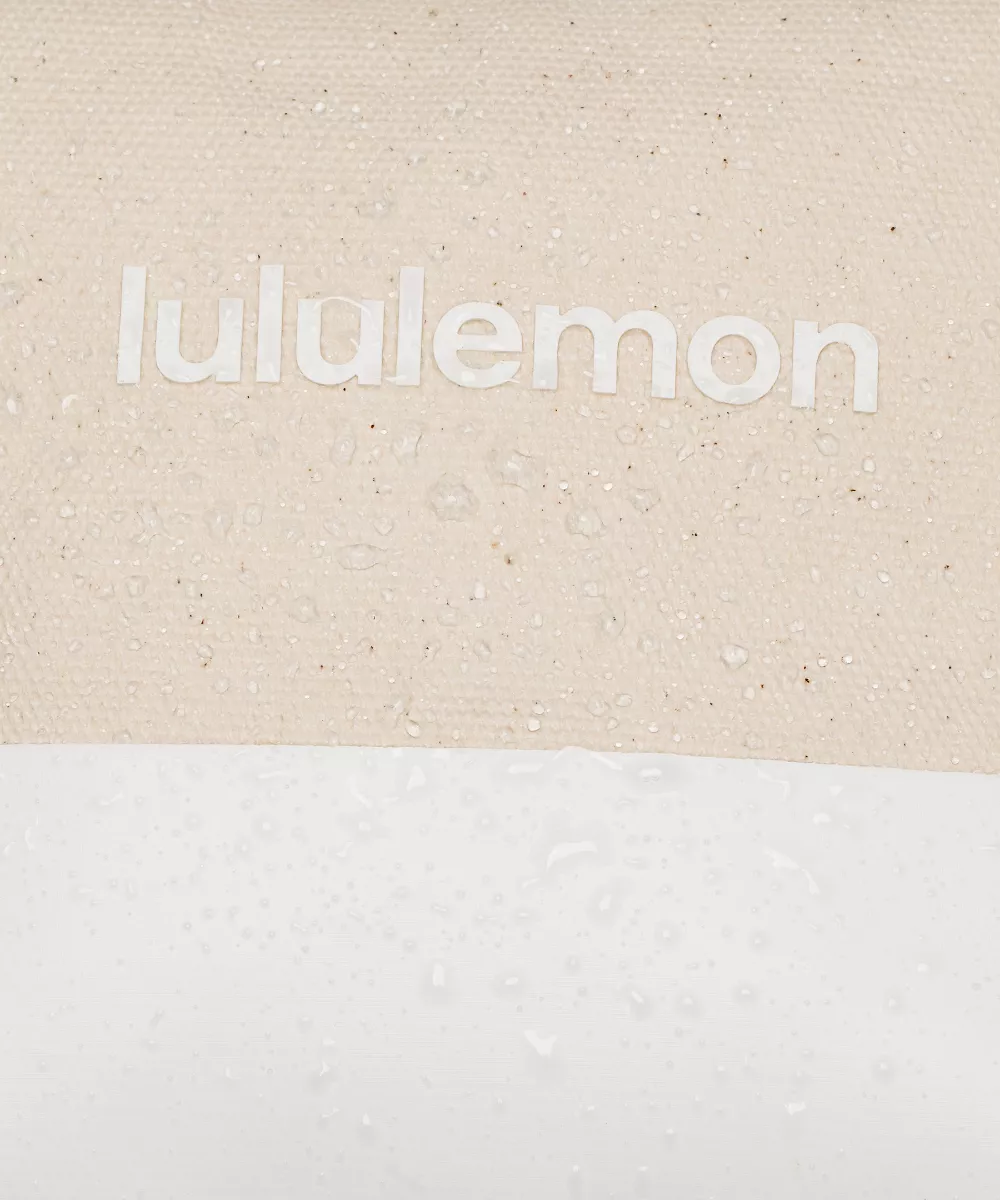 Pochette en toile Mini *Wordmark — Natural/White, view 4
