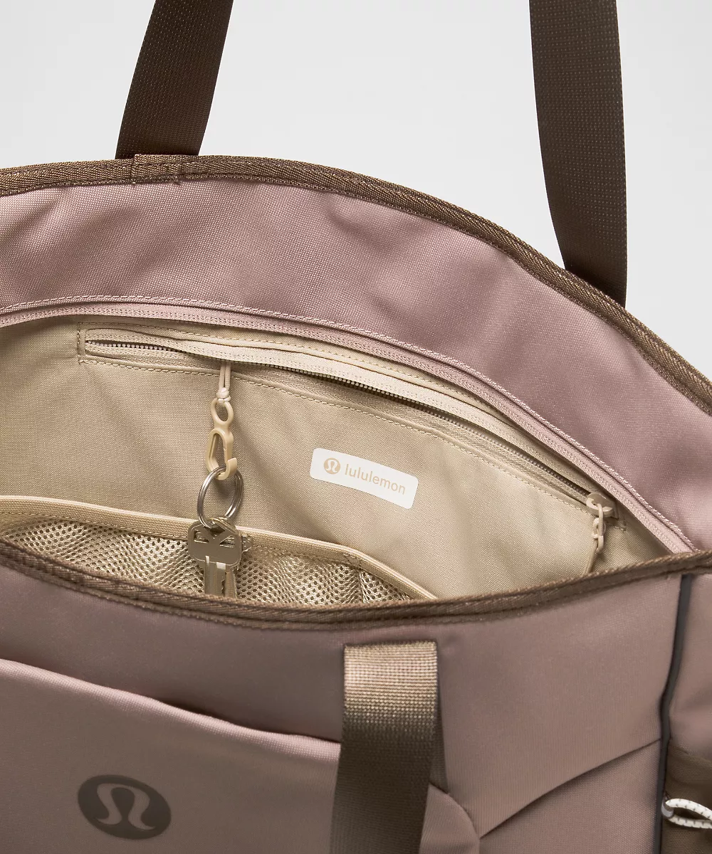 Cabas Scuba 19.5L *Paracord — Ashen Rose/Walnut Crunch/Light Ivory, view 4