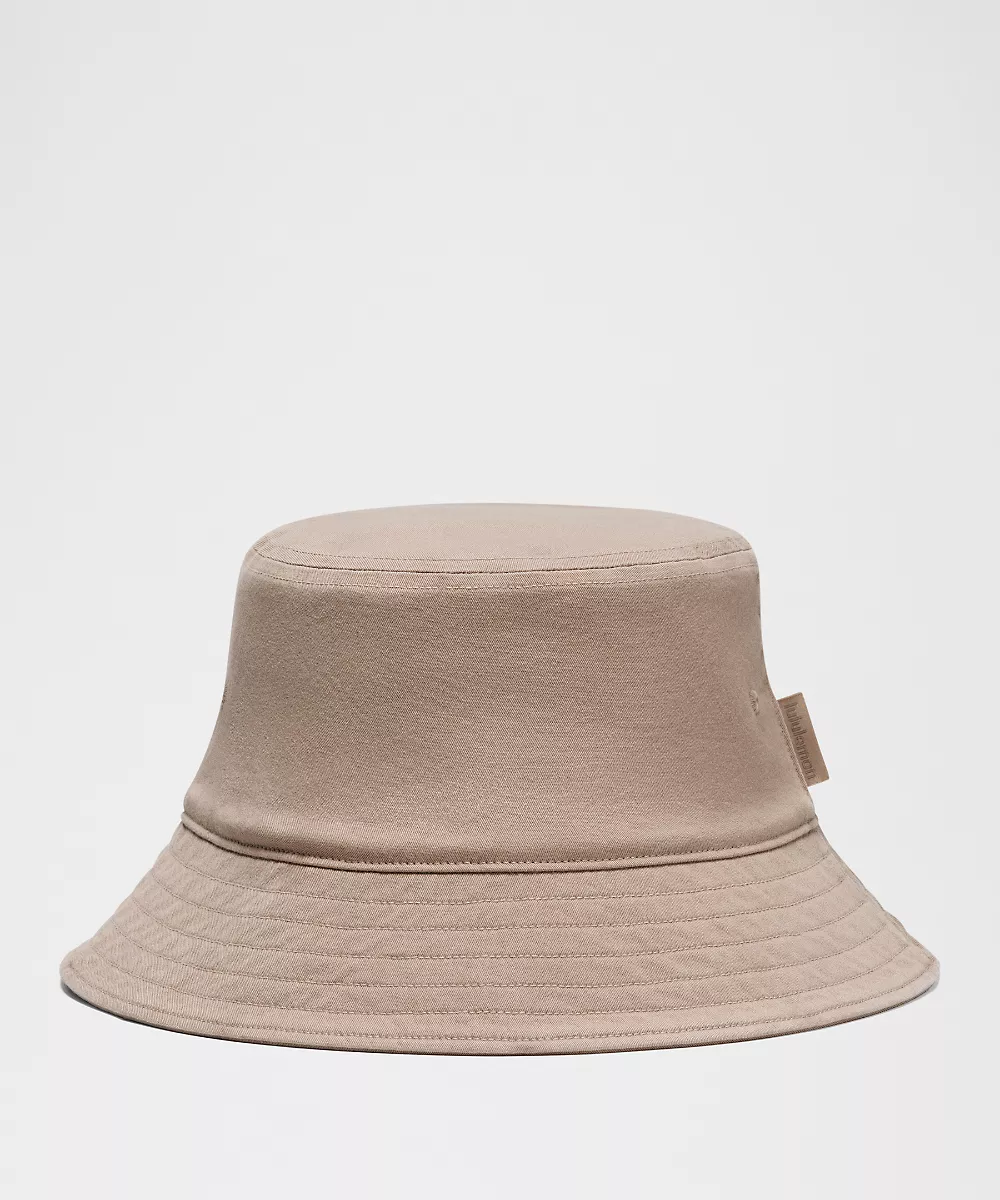 Bob réversible en coton *Wash — Dilute Wash Wacky Khaki, view 1