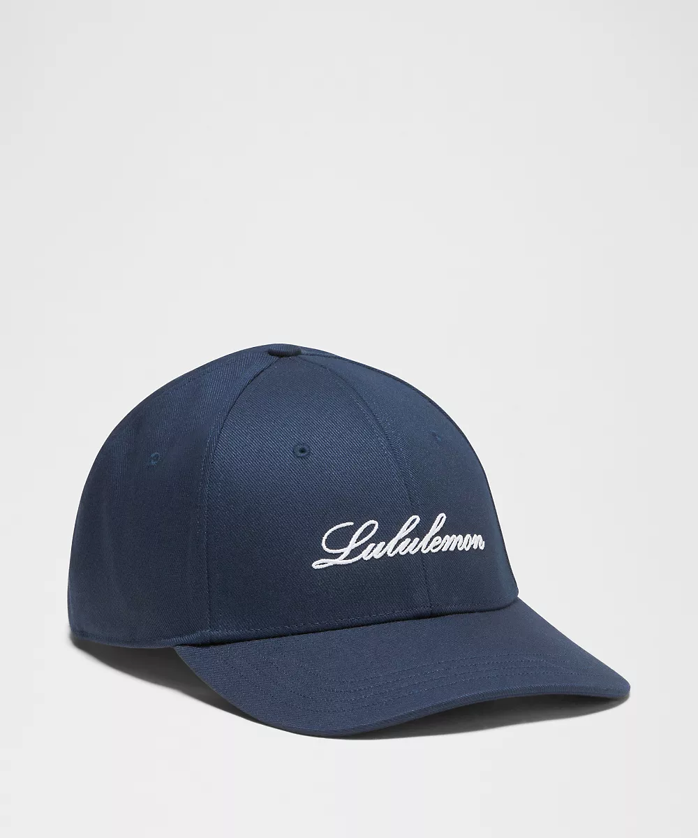 Casquette classique structurée *Script — True Navy/White, view 1