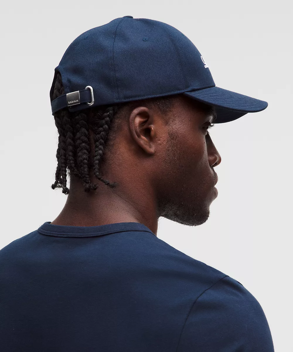 Casquette classique structurée *Script — True Navy/White, view 3