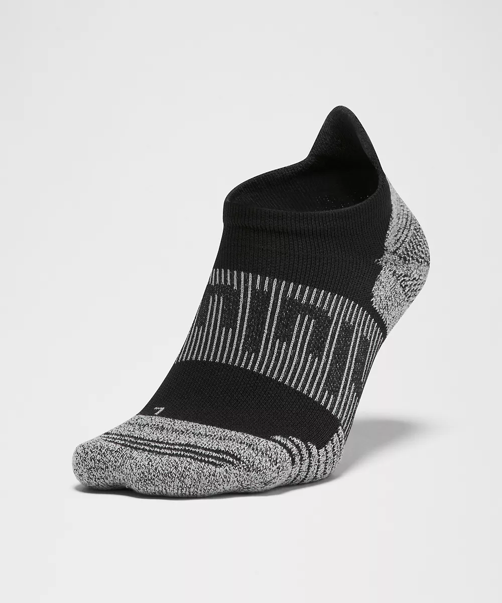 Chaussettes à languette rembourrées Power Stride unisexe — Black, view 2