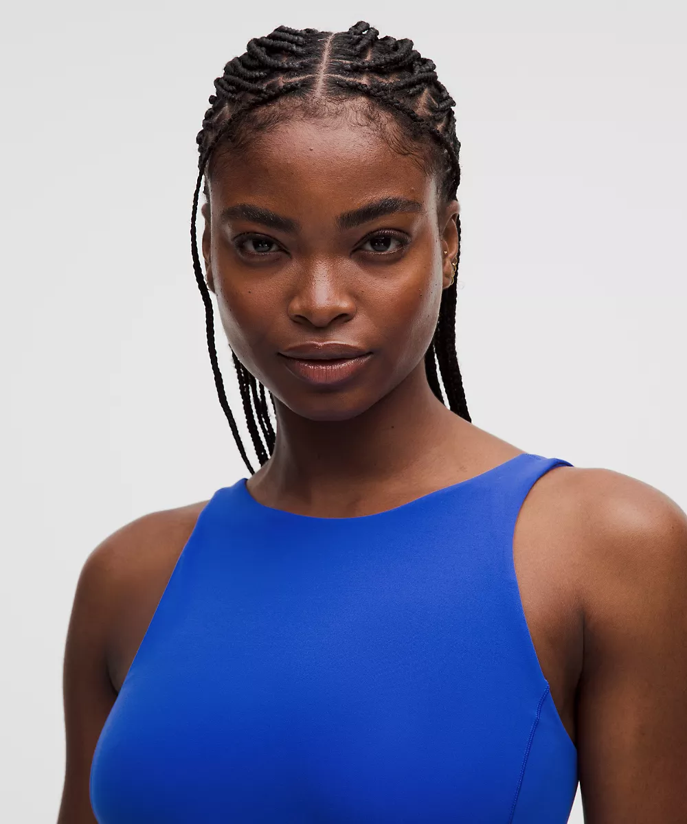 lululemon Align™ débardeur col montant *Maintien léger — Beach Ball Blue, view 4