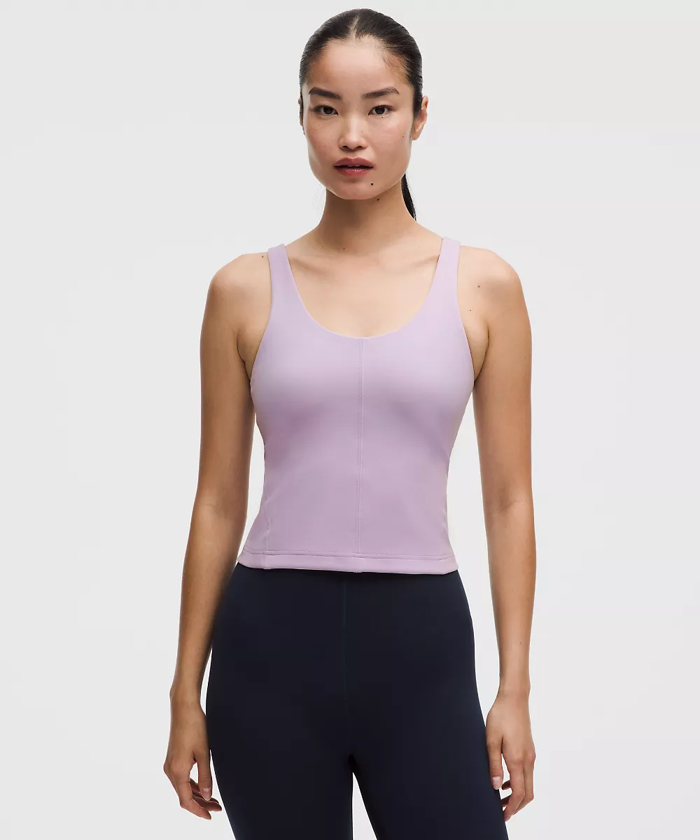 lululemon Glow Up™ débardeur *Maintien moyen, bonnet B/C — Lilac Play, view 1