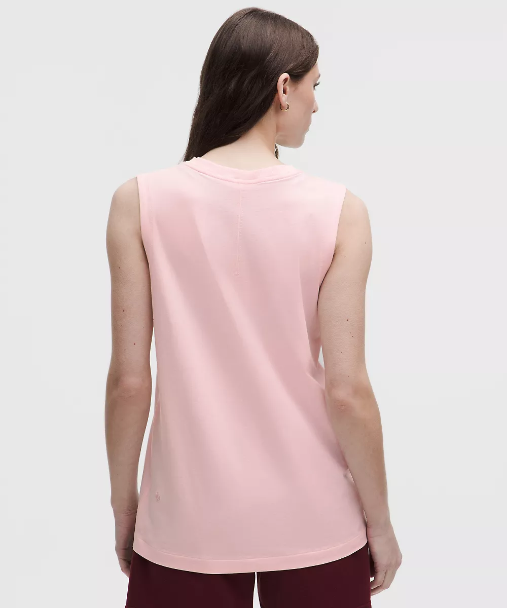 Débardeur en coton bio All Yours — Pink Pearl, view 2