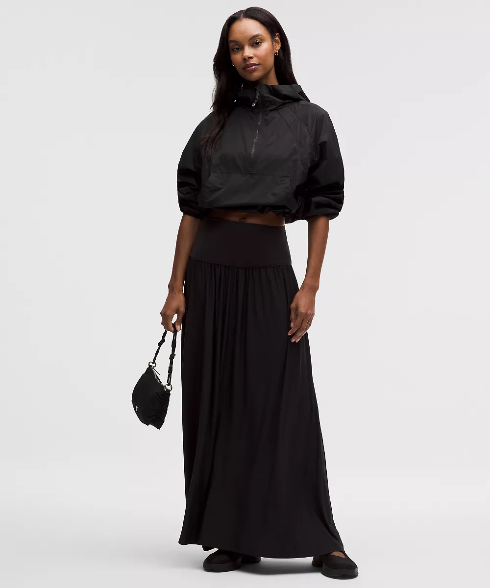 Robe longue 2-en-1 — Black, view 3