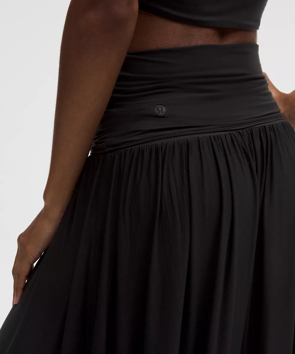Robe longue 2-en-1 — Black, view 5