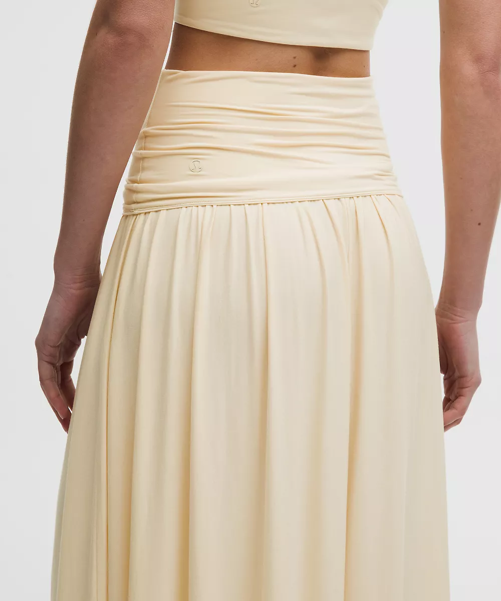 Robe longue 2-en-1 — Butter Cream, view 5