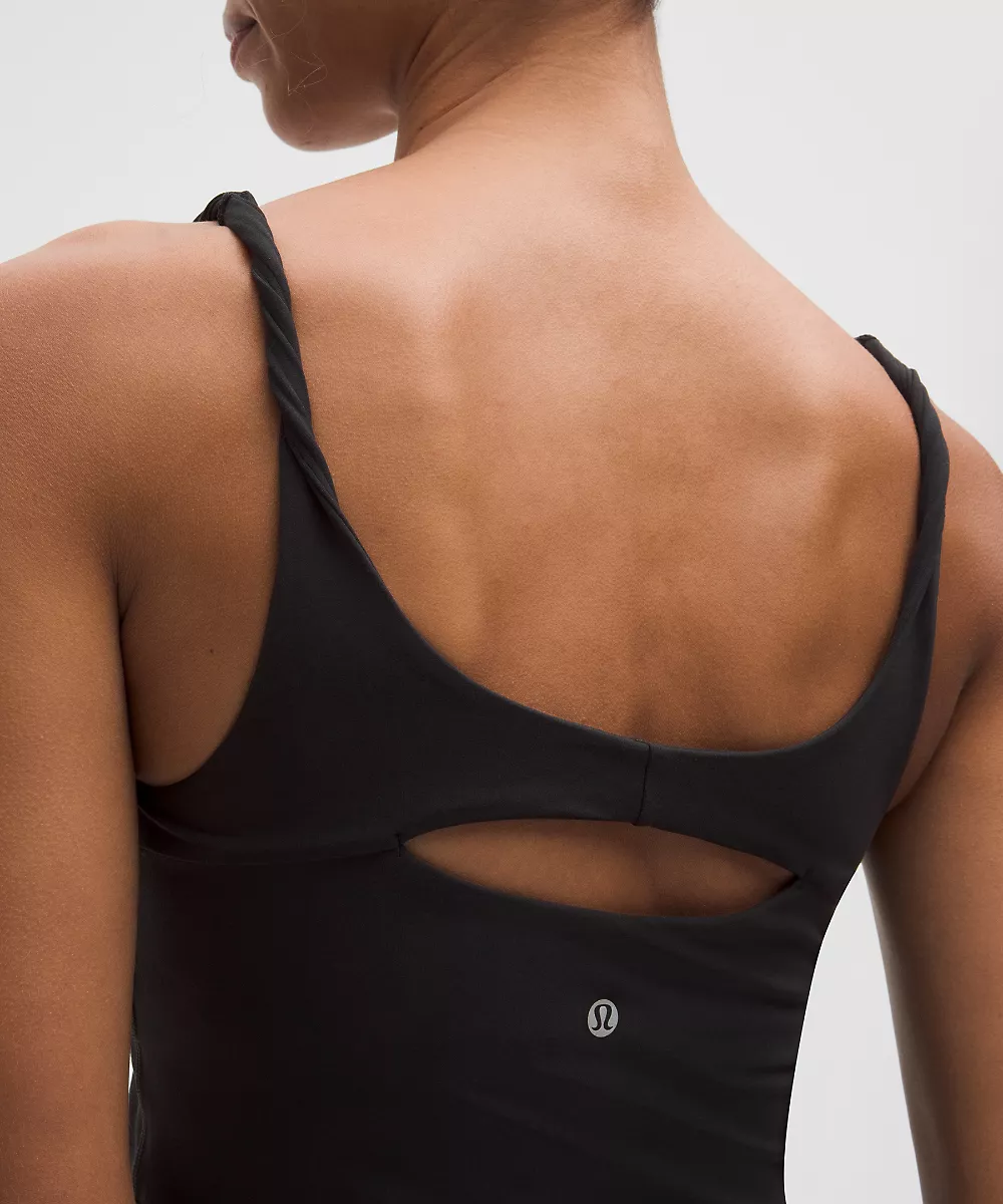 lululemon Align™ débardeur court à bretelles torsadées *Maintien léger, bonnet B/C — Black, view 1