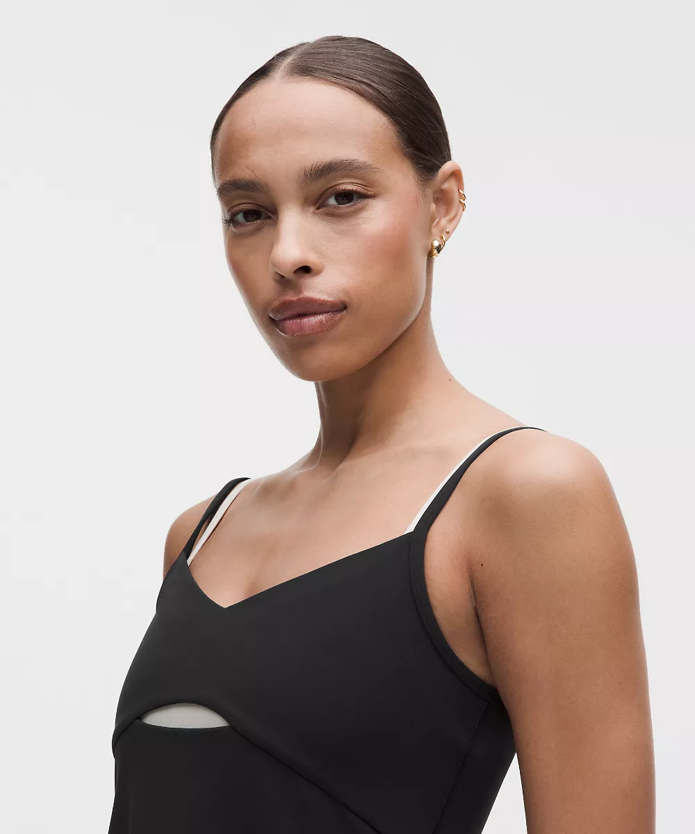 lululemon Align™ robe superposée — Black/Light Ivory, view 3