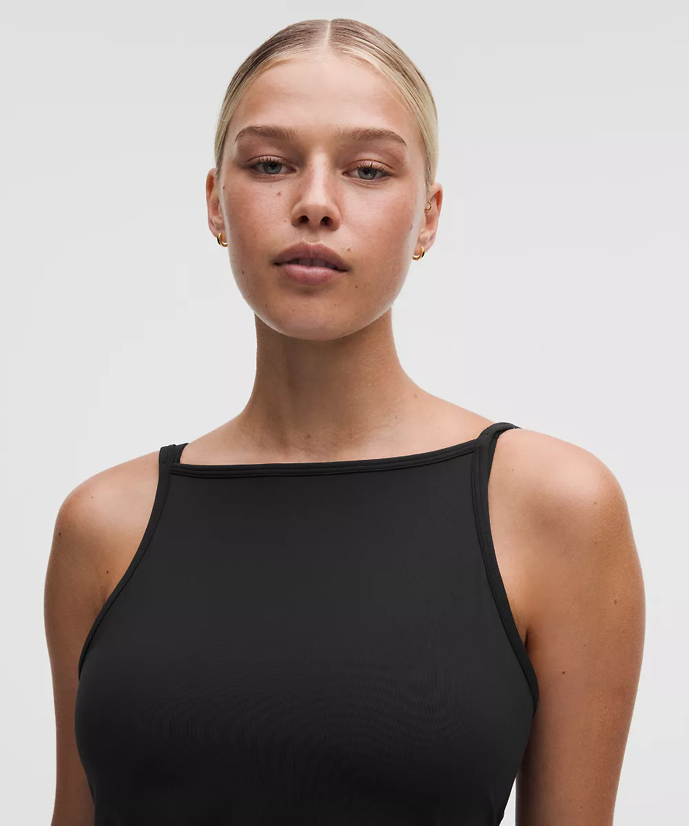 lululemon Focuser débardeur 2-en-1 *Maintien léger, bonnet C/D — Black, view 4