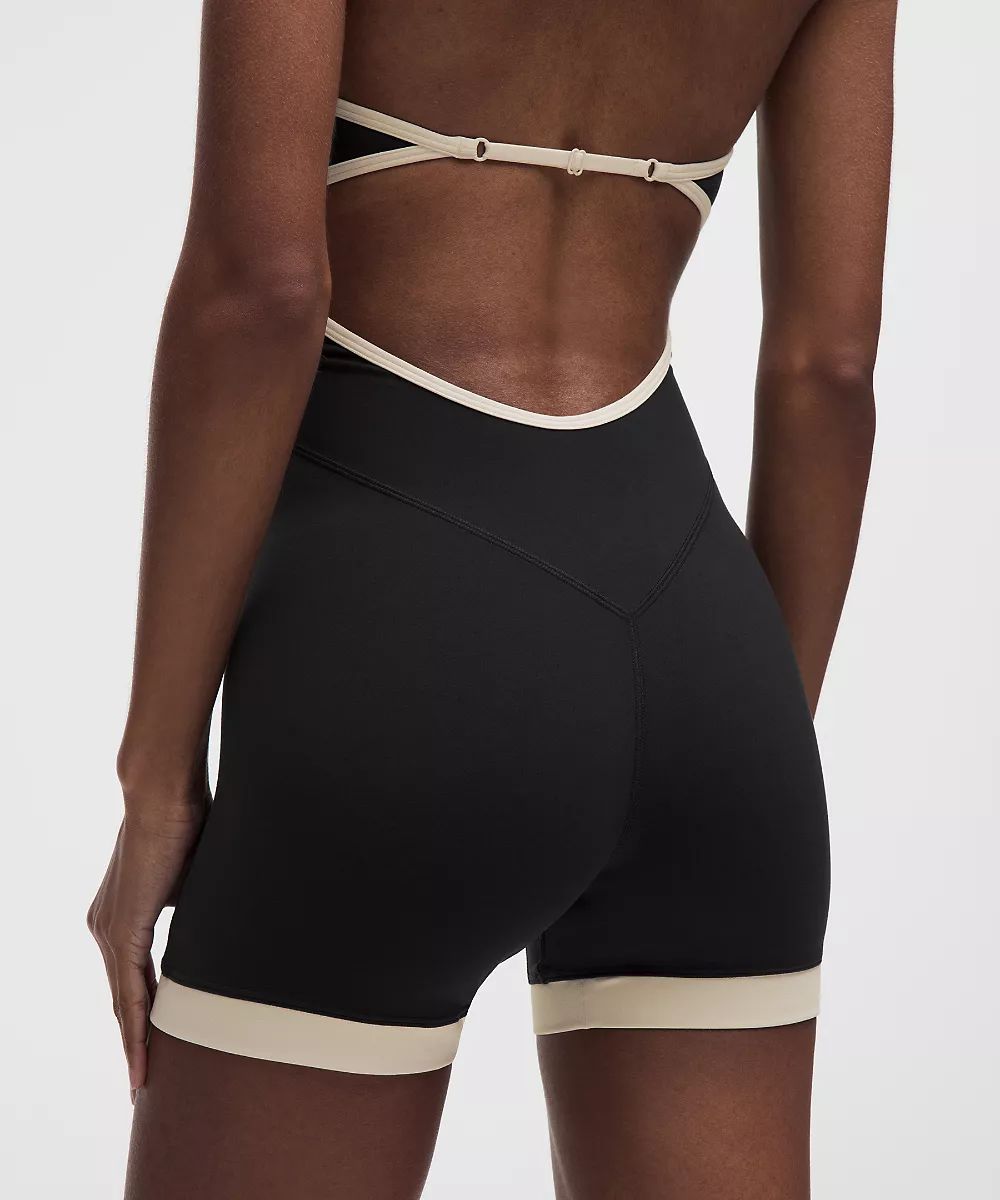 Body Nulu™ dos-nu à bretelles — Black/Light Ivory, view 5