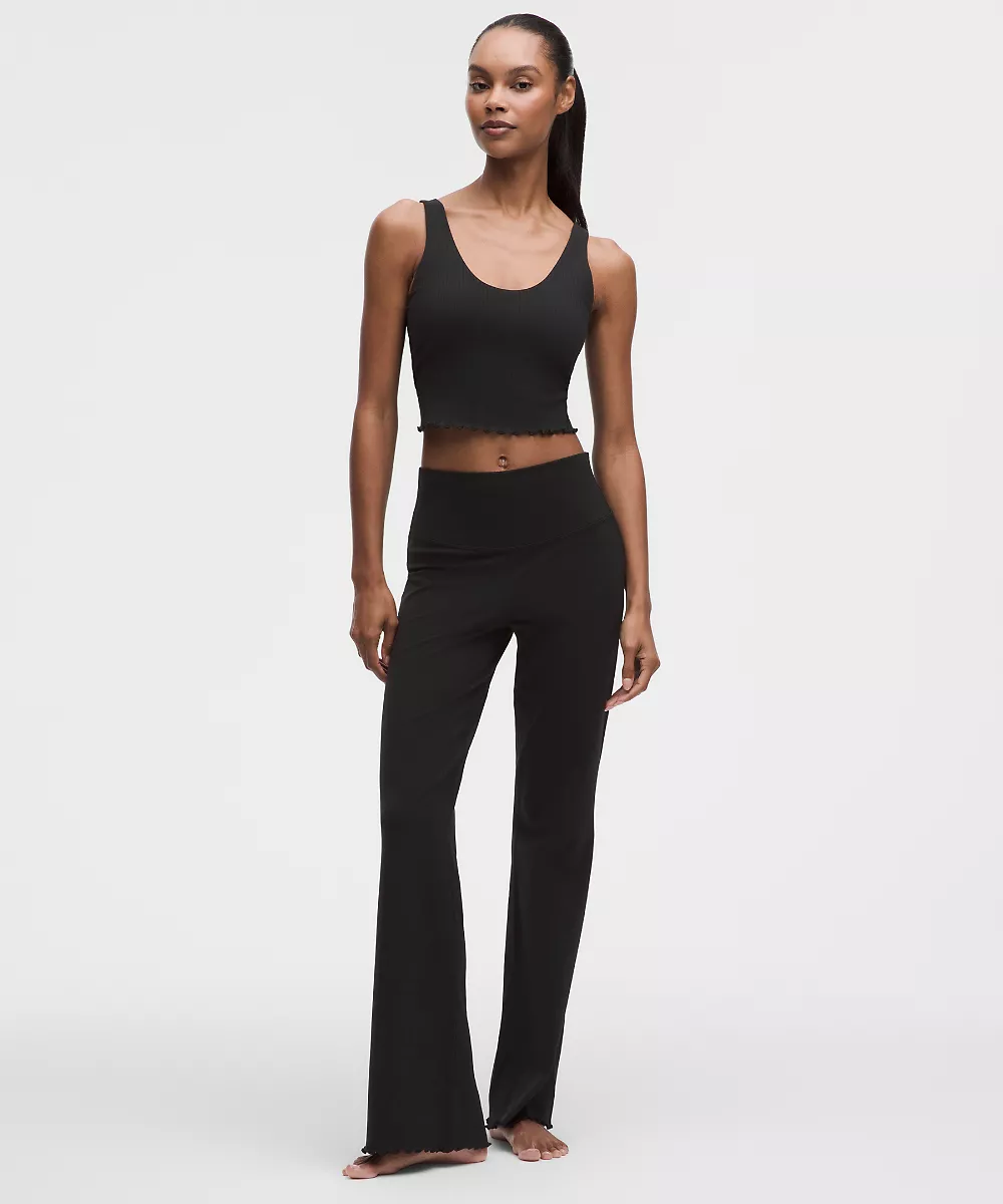 lululemon Align™ débardeur à ourlet ondulé *Maintien léger, bonnet B/C — Black, view 3