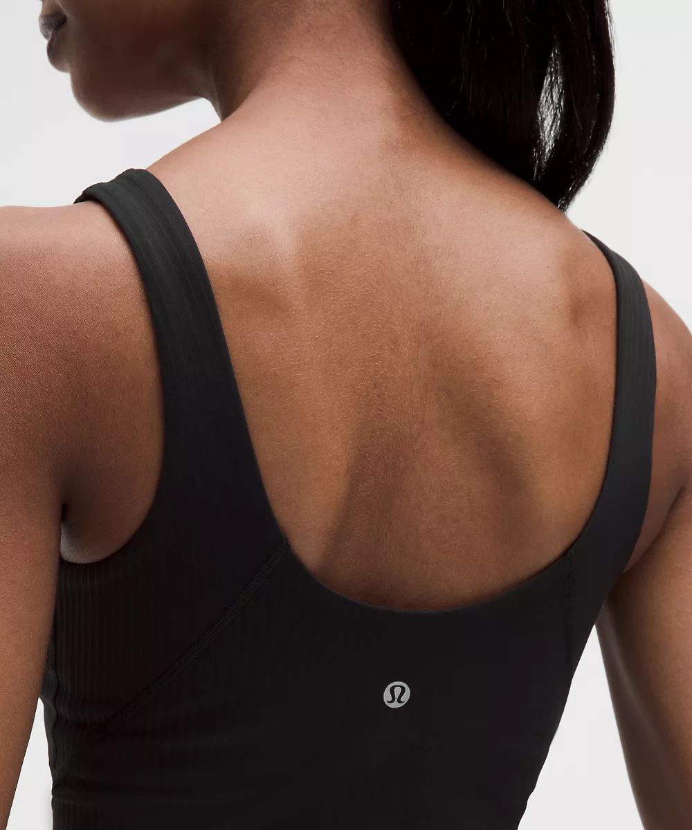 lululemon Align™ débardeur à ourlet ondulé *Maintien léger, bonnet B/C — Black, view 5